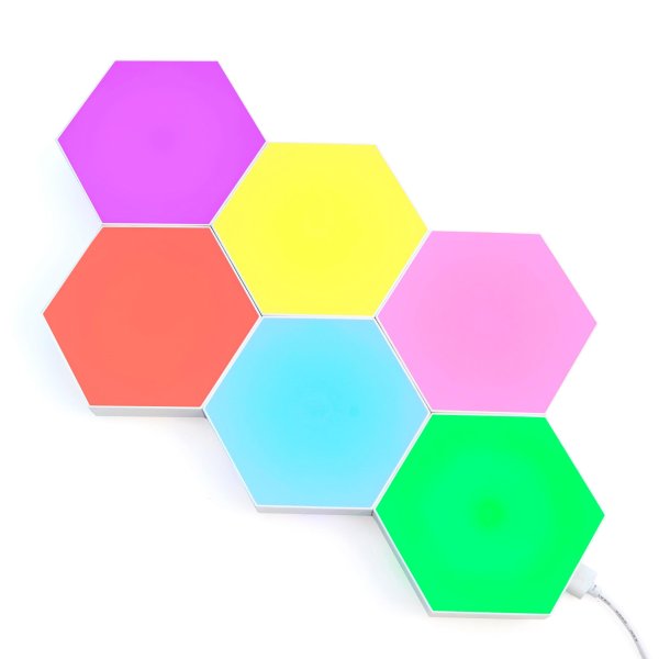 GameStop RGB Hexagon Wall Panel Lights | GameStop