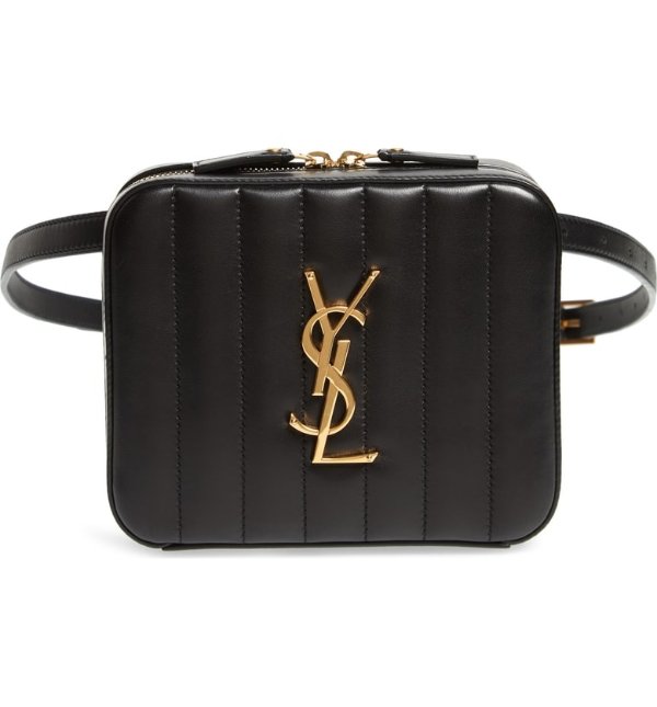 Vicky Lambskin Leather Belt Bag