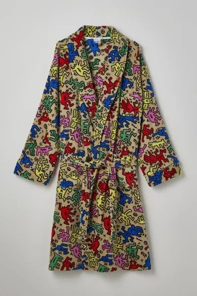 Keith Haring Allover 经典印花浴袍