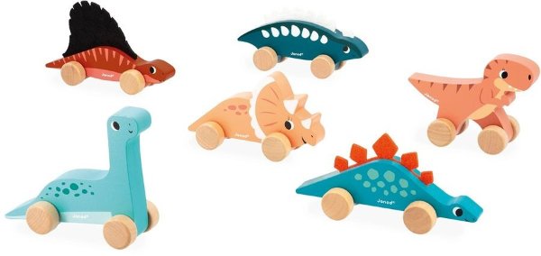 Dino Push-Along Toys (6 Pack)