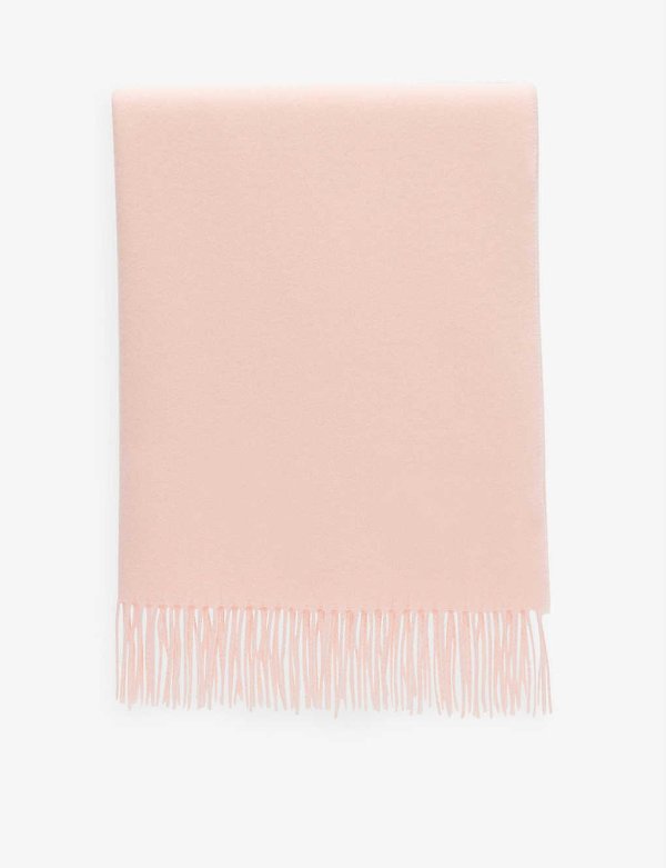 粉色围巾