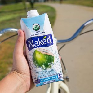 Naked Juice 100% Organic Pure Coconut Water 16.9 Ounce, 12 Pack