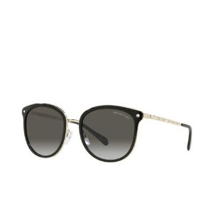 Michael Kors Women's Black Round Sunglasses SKU: MK1099B-30058G-54 UPC: 725125374538