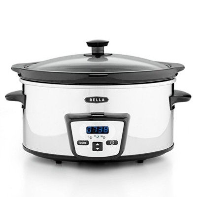 13973 5 Qt. Programmable Polished Stainless Steel Slow Cooker