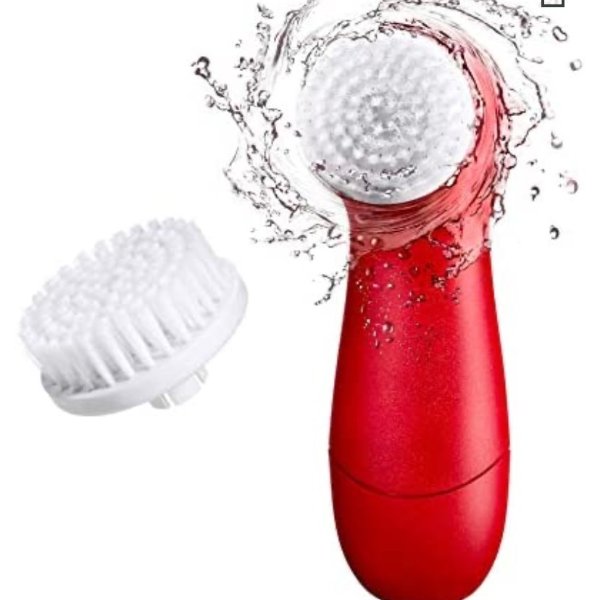 Facial Cleansing Brush byRegenerist, Face Exfoliator with 2 Brush Heads