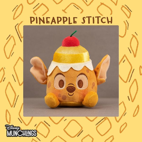 Stitch Pineapple Upside-Down Cake Disney Munchlings Scented Plush – Baked Treats – Medium 18'' | shopDisney