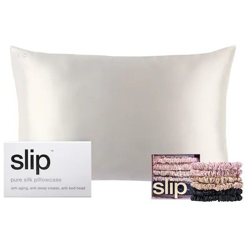 Silk Pillowcase + Small Slipsilk™ Scrunchies