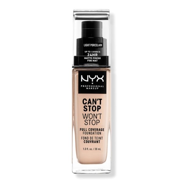 Can't Stop Won't Stop 24HR Full Coverage Matte Foundation - NYX Professional Makeup | Ulta Beauty