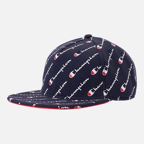 Allover Print Reverse Weave Adjustable Back Baseball Hat