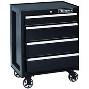 Craftsman 26 in. 4-Drawer Heavy-Duty Ball Bearing Rolling Cabinet
