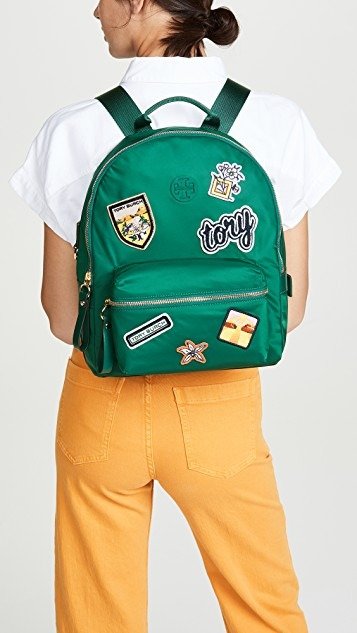 Tilda Patches Zip Backpack