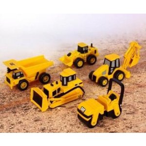 Toy State Caterpillar Construction Mini Machine 5-Pack (Styles May Vary)