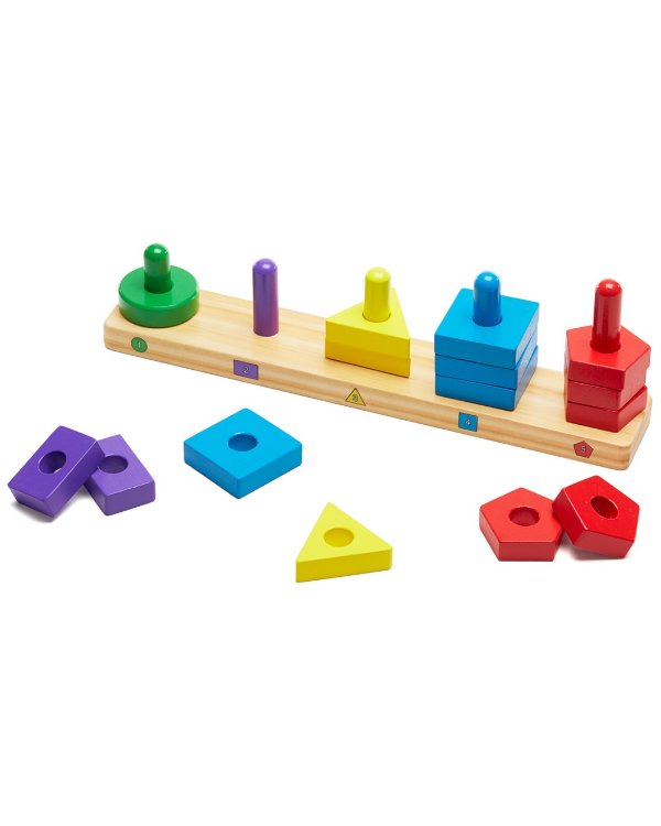  Classic Wooden Toy Pound-A-Peg