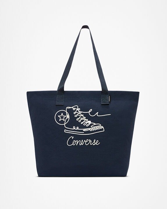 Canvas Sneaker Graphic Tote包