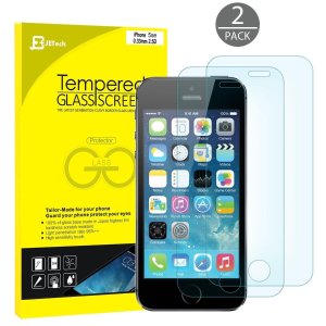 JETech® Exclusively for iPhone SE 2-Pack Tempered Glass Screen Protector Film