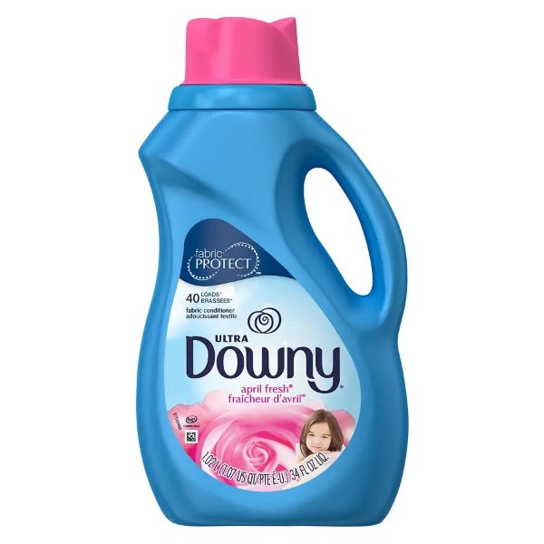 Downy Ultra Laundry Liquid Fabric Softener (Fabric Conditioner), April  Fresh, 140 fl oz, 190 Loads 