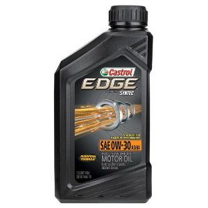 Castrol 06244 EDGE 0W-30 SPT Full Synthetic Motor Oil - 1 Quart Bottle, (Pack of 6)
