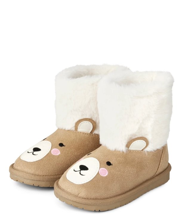 可爱北极熊保暖靴
