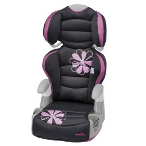 Evenflo Amp High Back Booster Car Seat, Carrissa