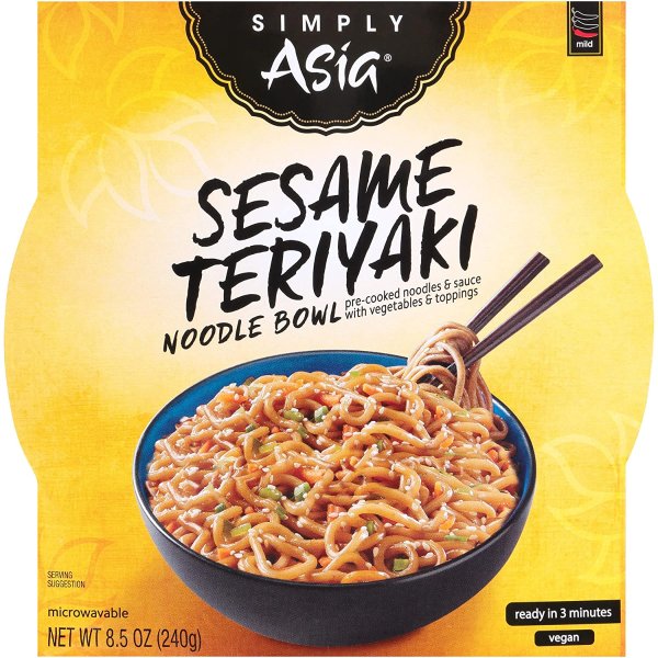 Simply Asia Sesame Teriyaki Noodle Bowl Pack of 6