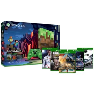 Xbox One S 1TB Console Minecraft Limited Edition Bundle