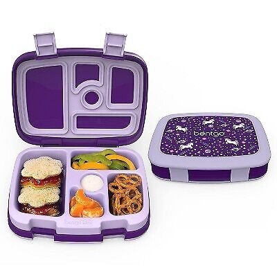 Kids' Prints Leakproof, 5 Compartment Bento-Style Lunch Box - Unicorn