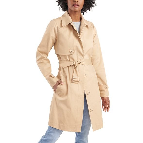 Georgie Belted Trench Coat, Created for Macy's