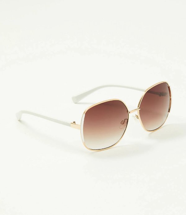 Metallic Rim Sunglasses