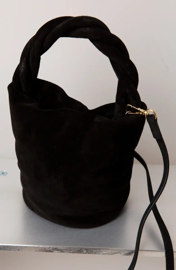 Mini Johanna Suede Bucket Bag