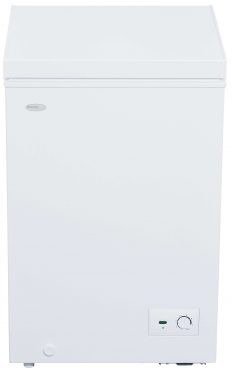Danby DCF035B1WM 22 Inch Compact Chest Freezer with 3.5 Cu. Ft. Capacity, Removable Wire Storage Basket, and Manual Defrost with Drain