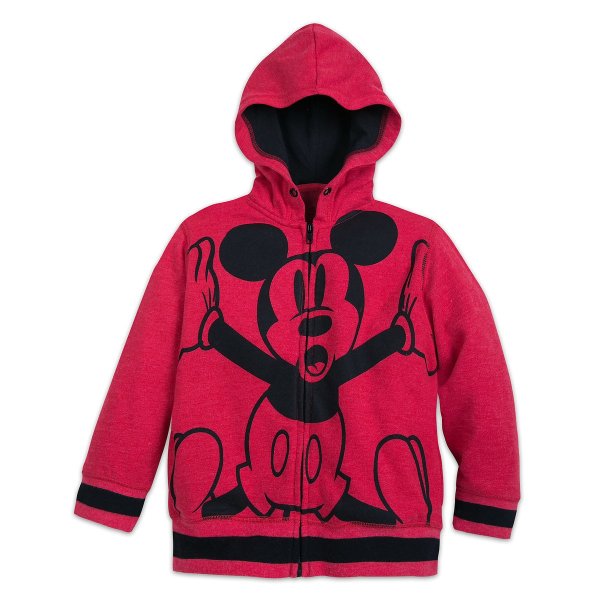 Mickey Mouse Zip-Up Hooded Fleece for Boys