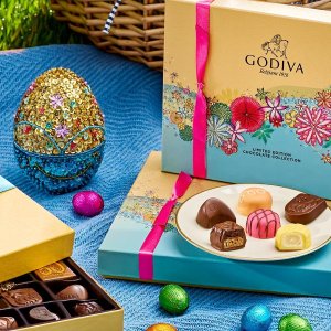 独家：Godiva 复活节巧克力热卖 $15.25收手工巧克力礼盒8颗装