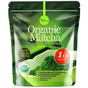 UVernal Organic Matcha Green Tea Powder (1 Lb)