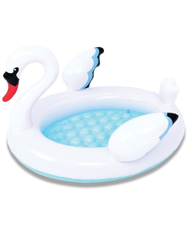 Swan 造型充气泳池