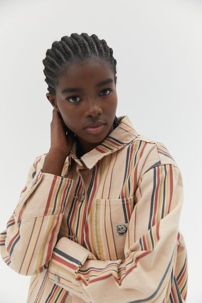 Lucia Striped Chore Jacket
