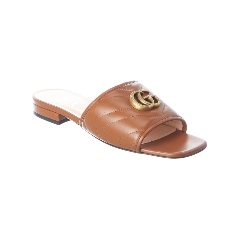 GucciDouble G Leather Sandal