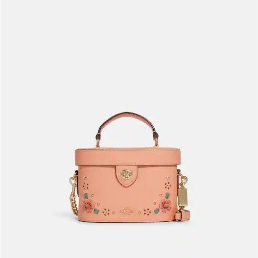 Kay Crossbody With Floral Whipstitch