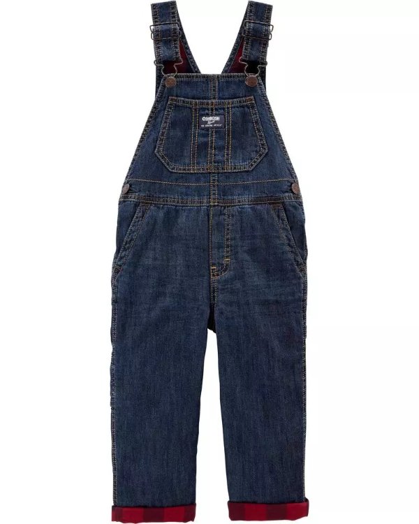 Flannel-Lined Overalls