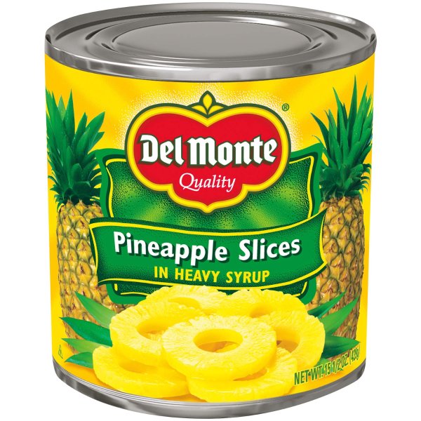 Del Monte Pineapple Slices In Heavy Syrup 15.5 Oz. Can, 12 Pack, 15.5 Oz