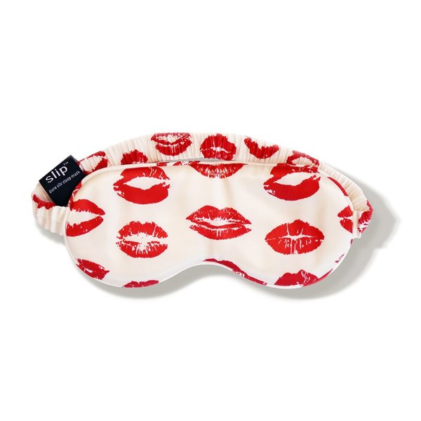 Pure Silk Sleep Mask - Red Kisses - Dermstore
