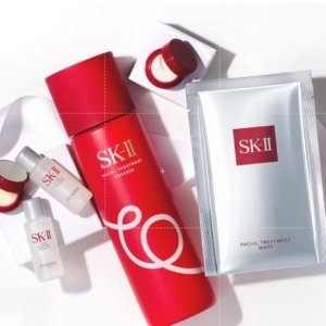 SK-II 护肤品热卖 收神仙水、小灯泡 肌肤白皙透亮法则