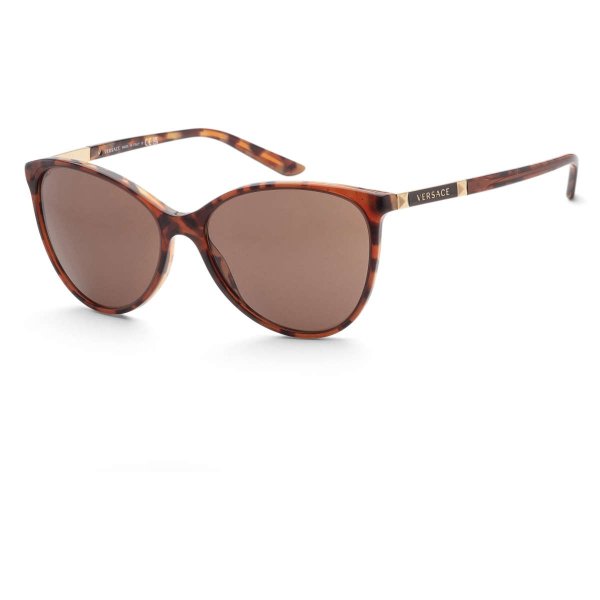 Versace Women's Orange Aviator Sunglasses SKU: VE4260-507773-58 UPC: 8053672109481