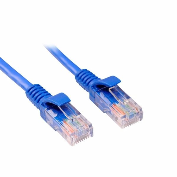 LENTION Cat5e Ethernet Patch Cable, RJ45 Computer Networking Cord 24 AWG Cable 10/100/1000 Mbps (3 ft, Blue)