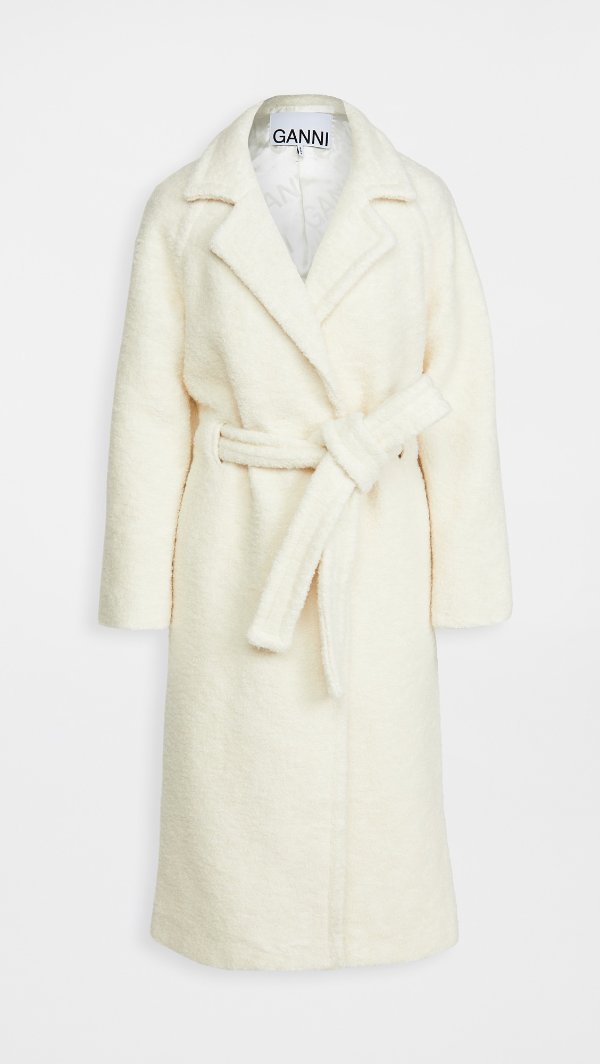 Boucle Wool Coat
