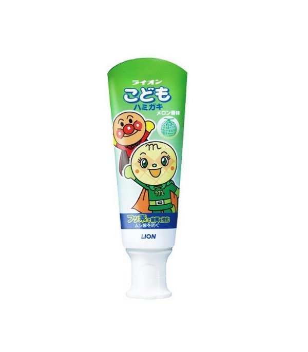 日本狮王 面包超人牙膏-哈密瓜 - 40g