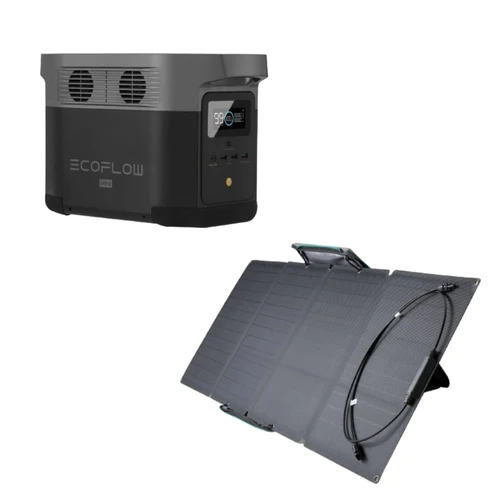 Ecoflow 便携式应急电源+100W 防水可折叠太阳能电池板