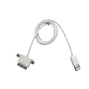 3-in-1 Charging/Data Cable for iPhone / Android Phones