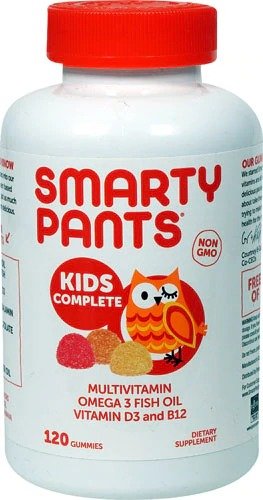 SmartyPants 儿童复合维生素 添加鱼油维他命D3