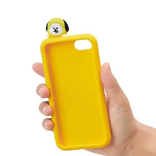 Official Merchandise by Line Friends - CHIMMY Character Silicone Case Compatible for iPhone 8
