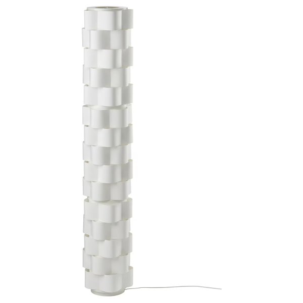 LAGTRYCK Floor lamp with LED bulb, white, 54" - IKEA